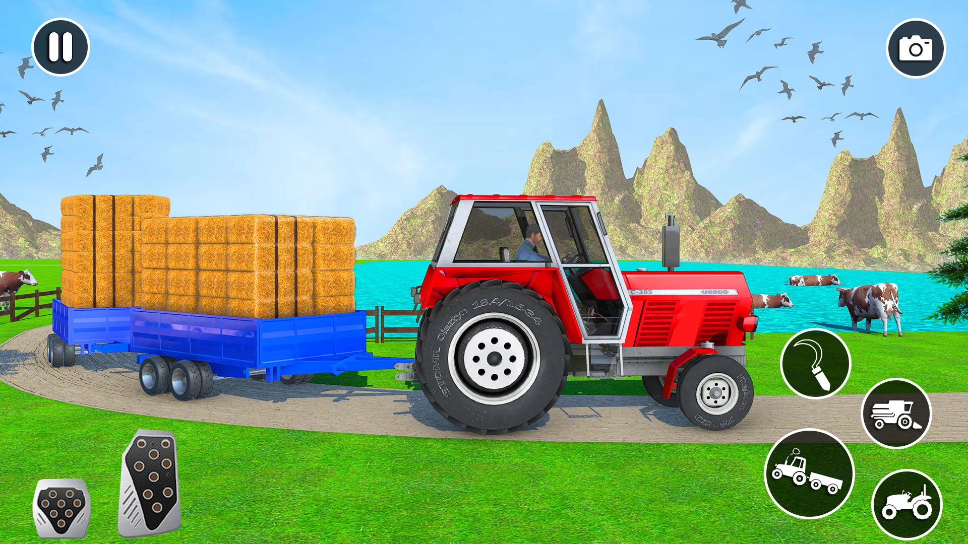 Indian Tractor Farming Games3d screenshot